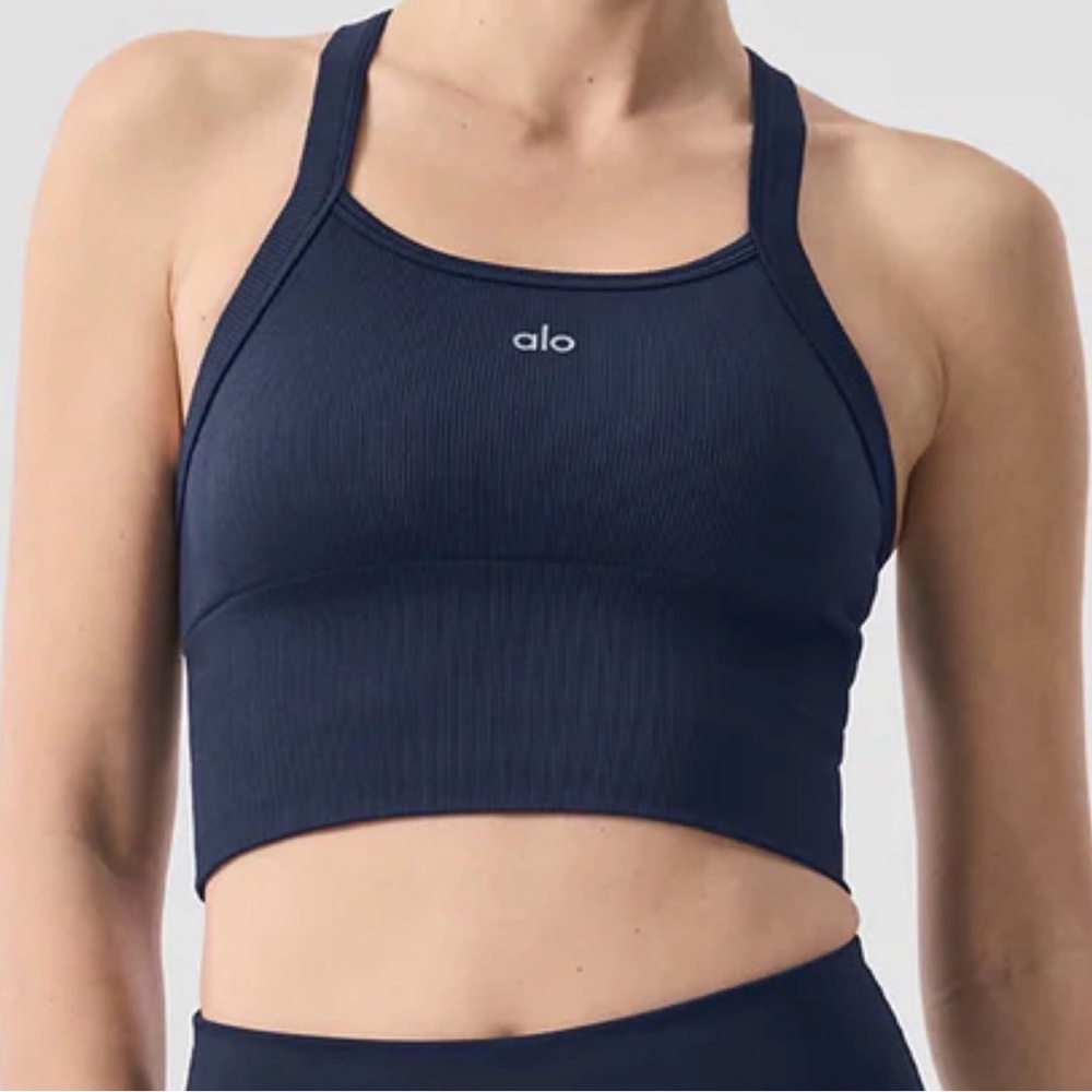 ALO Yoga Women's Black  Sports Bra